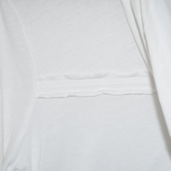 Splendid Light Cotton Hoodie Shirt in Whilte - Size M - Picture 4 of 7